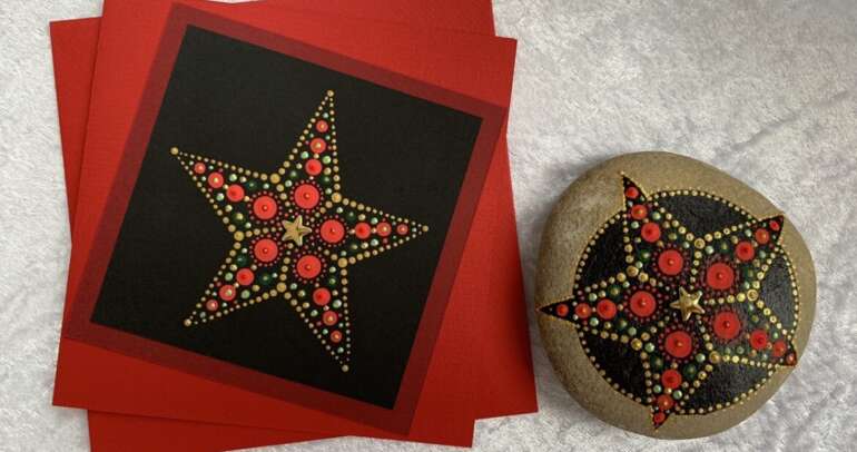 Weihnachtszauber (Mandala)-Karten & Mandala-Steine  Workshop mit Martina Keller